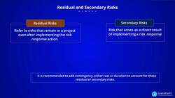 PMI-RMP Certification Training - Residual and Secondary Risk, and Risk Register Updates Instructional Video
