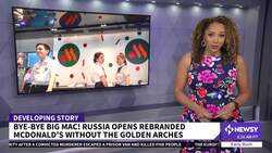 Russian-Owned Successor Of McDonald's Opens In Moscow News Clip
