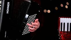 Playing the Bass Part of "Jambalaya" on Accordion Instructional Video