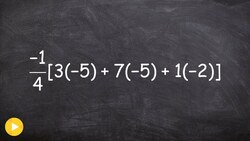 Use Order of operation to simplify the expression Instructional Video