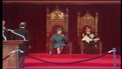 The Queen proclaims the Constitution Act News Clip