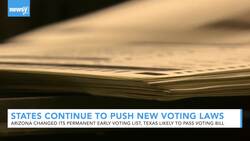 State Legislatures Continue Push For New Voting Laws News Clip