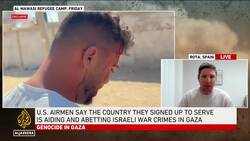 Two US military airmen seek to become conscientious objectors over Gaza war News Clip