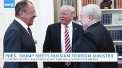 Russian Foreign Minister Has Second Oval Office Meeting With Trump News Clip