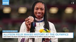 Track Star Allyson Felix Makes History At The Olympics News Clip