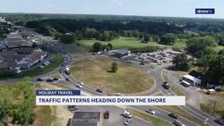 Holiday travel: Monitoring traffic patterns heading down to the Jersey Shore News Clip