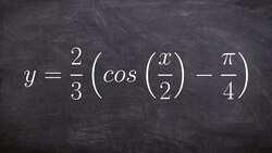 Graphing Cosine with Multiple Transformations Instructional Video