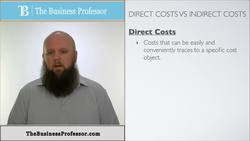 Direct Costs vs Indirect Costs Instructional Video
