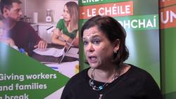 Sinn Fein's Mary Lou McDonald will not ask Conor Murphy to resign News Clip