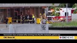 Vancouver man arrested after vehicle driven into Pacific Coliseum News Clip