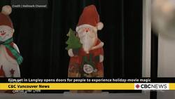 Langley film set opens doors for people to experience holiday movie magic News Clip
