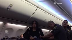 'You ripped my pants off,' passenger shouts News Clip