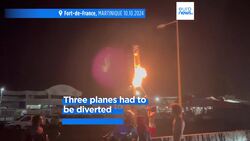 Hundreds stranded after anti-inequality protesters force Martinique airport closure Instructional Video