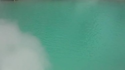 Hot spring in Beppu Oita, Japan (Geothermal Spa) Stock Footage