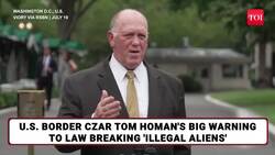 'If You Attack ICE...': Trump Border Czar Tom Homan Issues JAIL THREAT To Illegal Immigrants News Clip