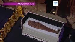 Sarcophagus of Pharaoh Ramses II unveiled in Paris in rare loan to France News Clip