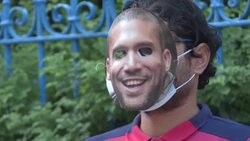 CLEAN : Tunisia: Protesters demand the liberation of Algerian journalist Khaled Drareni News Clip