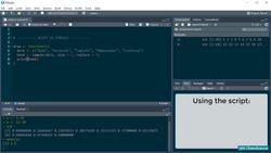 R Programming for Statistics and Data Science - Using the Script Versus Using the Console Instructional Video
