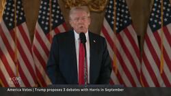 Trump says he’s agreed to 3 September debates with Harris News Clip
