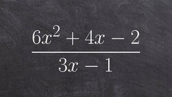 What does the quotient mean when dividing polynomials Instructional Video