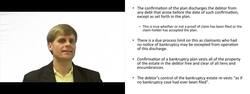 Bankruptcy: Relief and Debt Discharge Explained Instructional Video