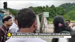 India: Darjeeling reels under losses from landslides, amid new flood warning from Bhutan govt News Clip