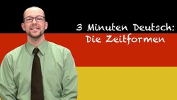 Timeline of Tenses in German - 3 Minuten Deutsch #51 - Deutsch lernen Instructional Video
