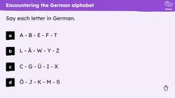 Classroom conversations: German alphabet Instructional Video