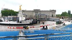Preparations for Platinum Jubilee Celebrations in London News Clip