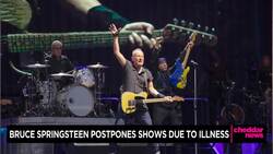 Bruce Springsteen Postpones Shows Due to Illness News Clip