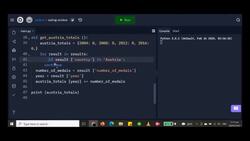 Python Bootcamp in a Day - Python Programming for Beginners - Summarising and Presenting the Results Part 2 Instructional Video