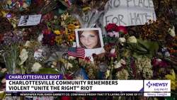 Charlottesville Community Remembers Violent "Unite The Right" Riot News Clip