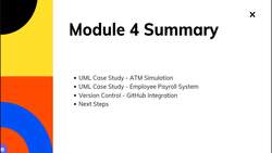 Fundamentals Of Object-Oriented Programming: Java and IntelliJ - Module 4 Summary Instructional Video