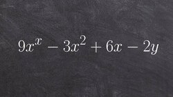 Factor an expression by using grouping Instructional Video
