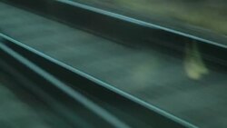 Railroad tracks in 4K Stock Footage