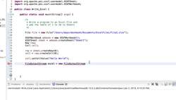 Core Java Programming Course- Writing MS Excel Data using POI Instructional Video