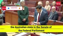Watch: Indian-origin Australian senator Varun Ghosh takes oath on Bhagavad Gita News Clip