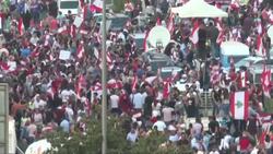 CLEAN : Lebanese keep up protests despite emergency measures News Clip