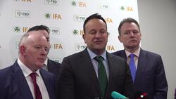 Leo Varadkar and Francie Gorman speak about the challenges facing the agriculture sector. News Clip