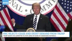 RNC Rejects Cease-And-Desist Demand From Trump News Clip