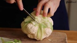 How to cut cauliflower Instructional Video