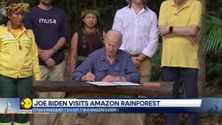 Joe Biden Makes Historic Visit to the Amazon Rainforest News Clip