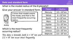 Problem solving with standard form calculations Instructional Video