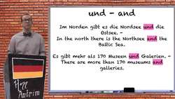 nebenordenede Konjunktionen: und, oder, aber, denn - Intermediate German with Herr Antrim Lesson #3 Instructional Video