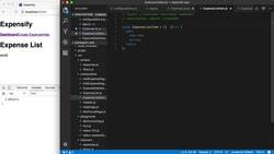 The Complete React Developer Course (with Hooks and Redux) - Rendering Individual Expenses Instructional Video