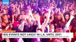 Los Angeles Mayor Says Large Events Likely Won't Resume Until 2021 News Clip
