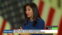 UBS to Hire 20 Managing Directors in Bid to Boost Investment Banking News Clip