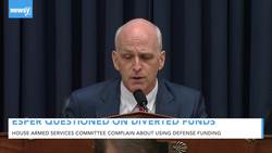 Defense Sec. Receives Backlash From Lawmakers On Diverted Funds News Clip