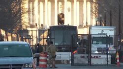 CLEAN : Heavy security outside Capitol ahead of Biden's inauguration News Clip