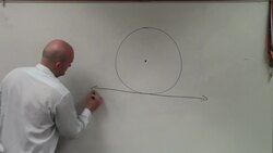 What is the definition of a tangent line to a circle Instructional Video